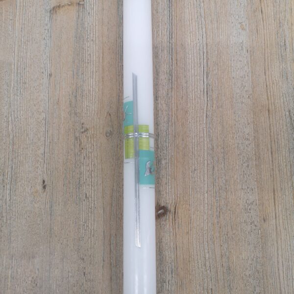 Taufkerze "grün Sonne Taube"