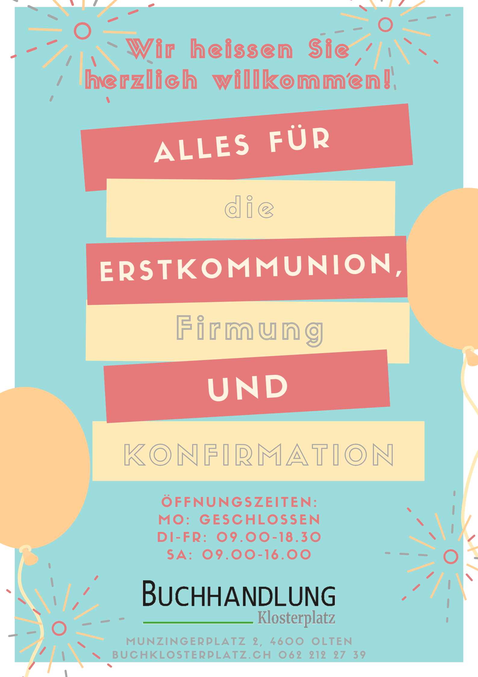 Alles für die Erstkommunion, Firmung und Konfirmation