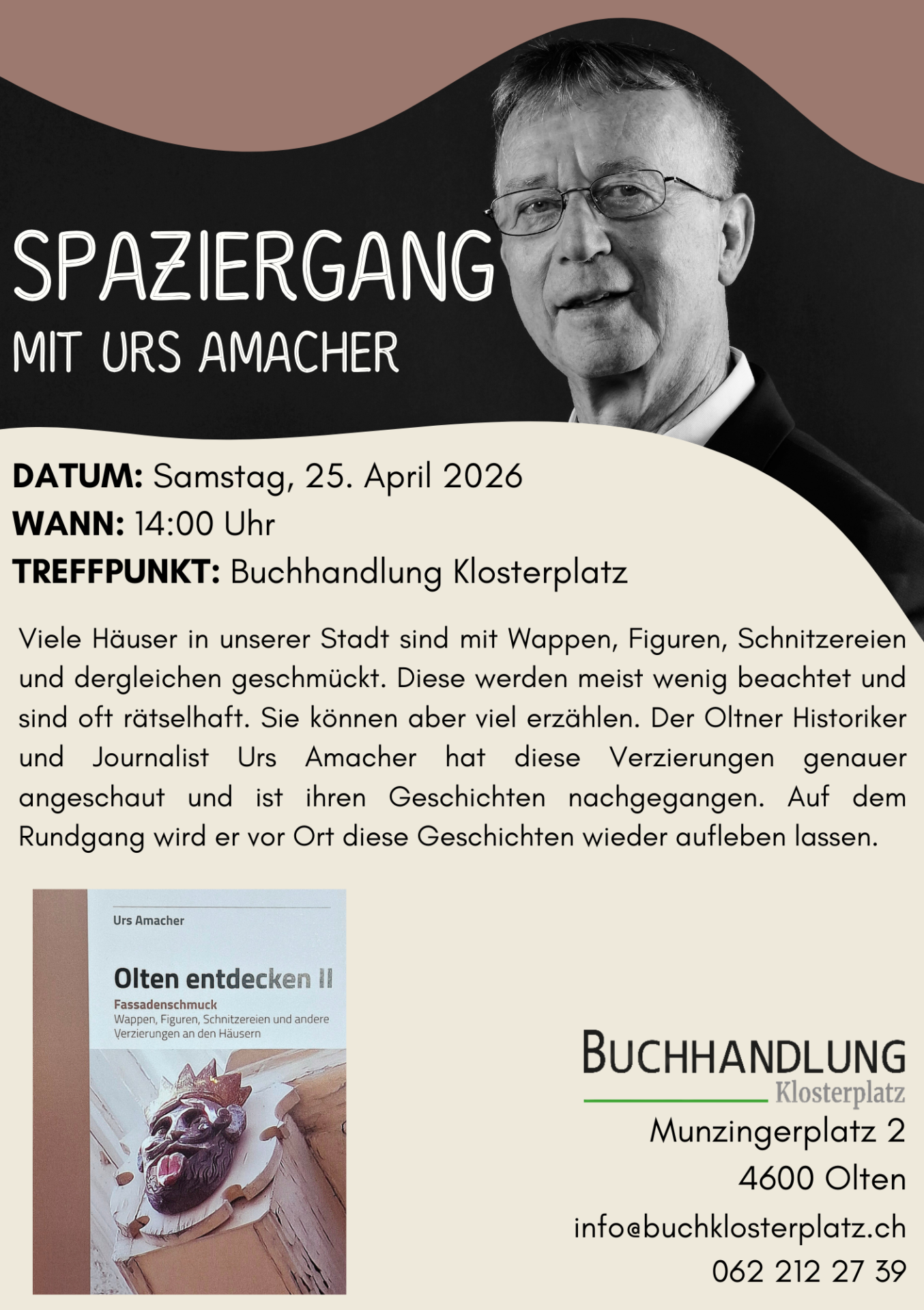 Spaziergang mit Urs Amacher