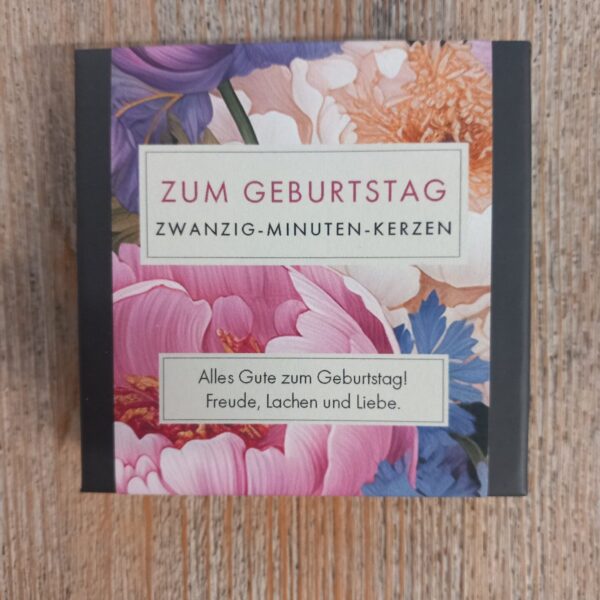 Zwanzig-Minuten-Kerzen Zum Geburtstag