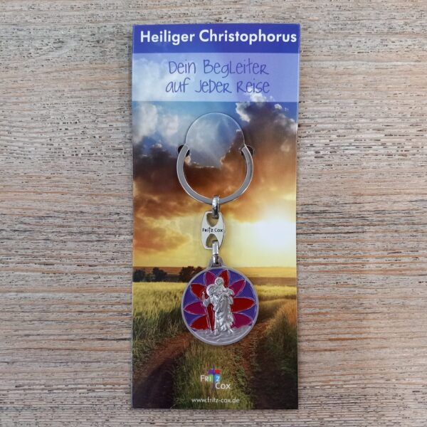 Christophorus rot/violett